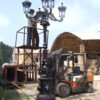 450cm European-style cast iron street light